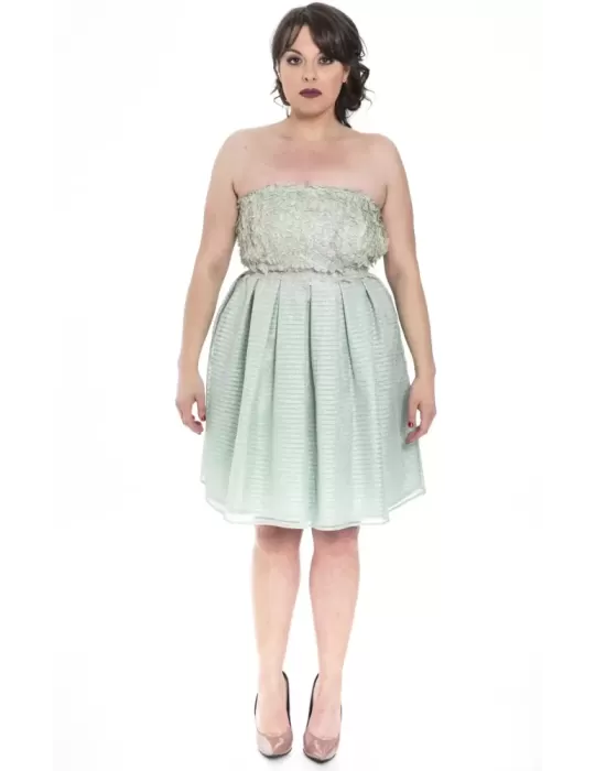 Sonia Peña 11160069 lurex mesh skater dress Sonia Peña 11160069 lurex mesh skater dress