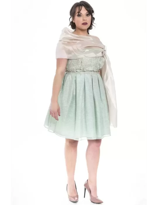 Abito corto decoltè Sonia Pena 11160069