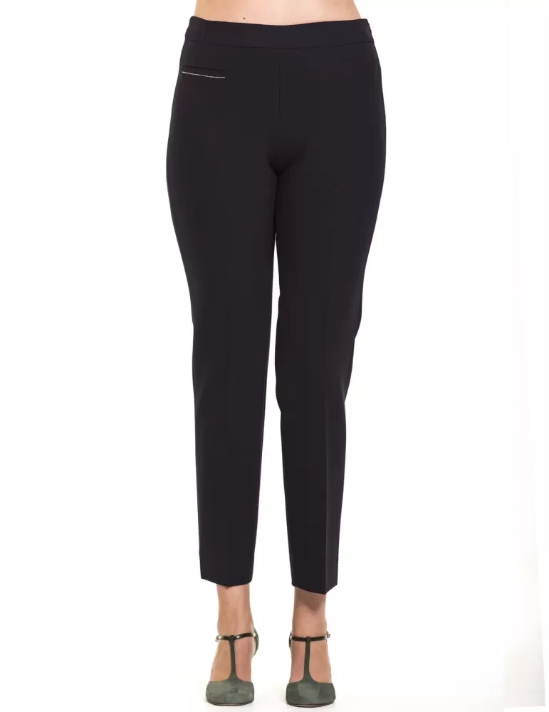 Blaue Wolle Gabardine Hose LP Blaue Wolle Gabardine Hose LP