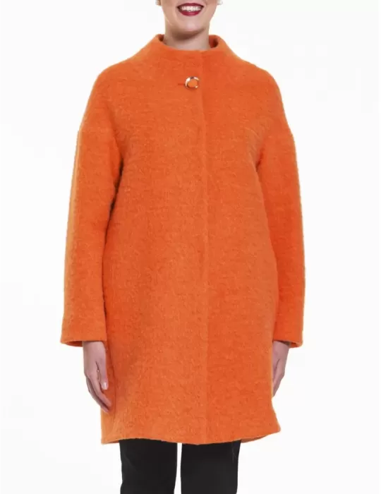 Cappotto arancio Laura Caponi Soft Couture Cappotto arancio Laura Caponi Soft Couture