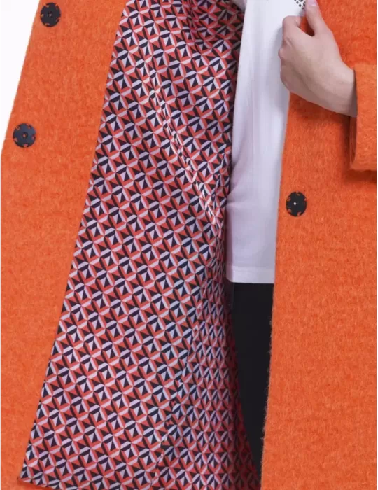 Cappotto arancio Laura Caponi Soft Couture