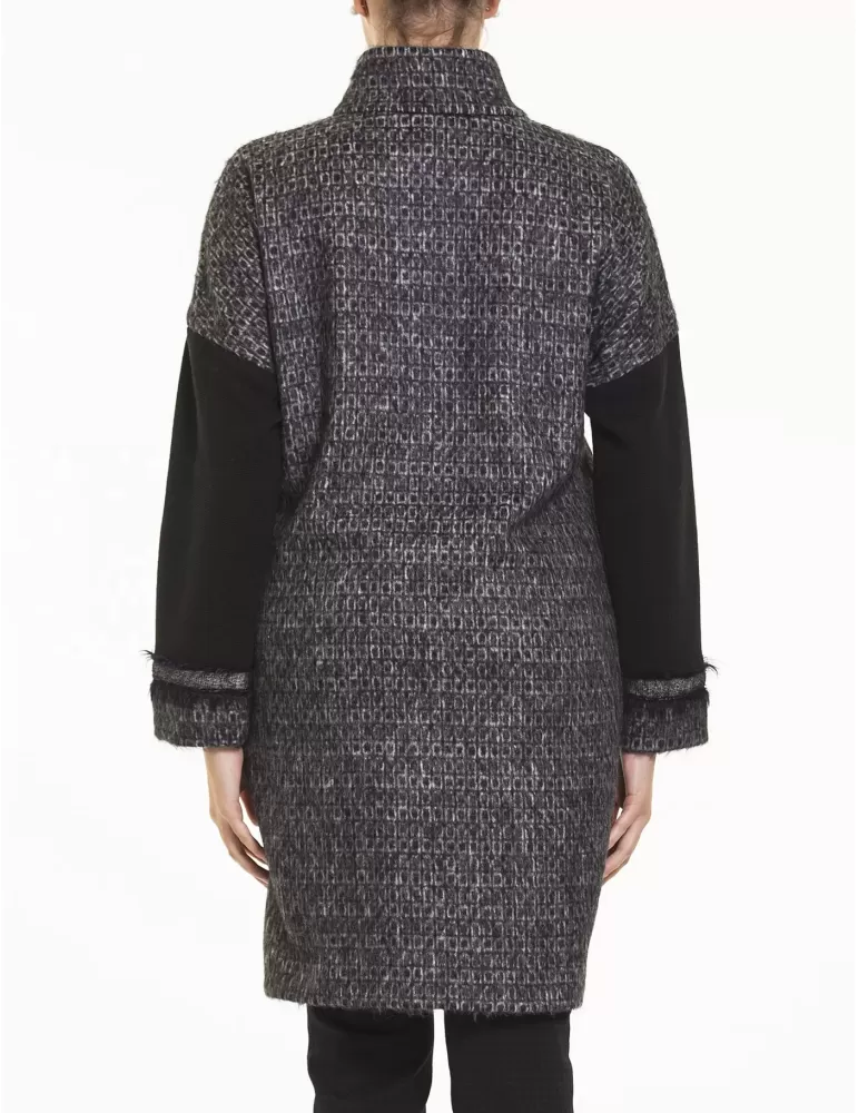 Cappotto mantella tweed Calaluna