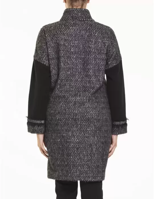 Cappotto mantella tweed Calaluna