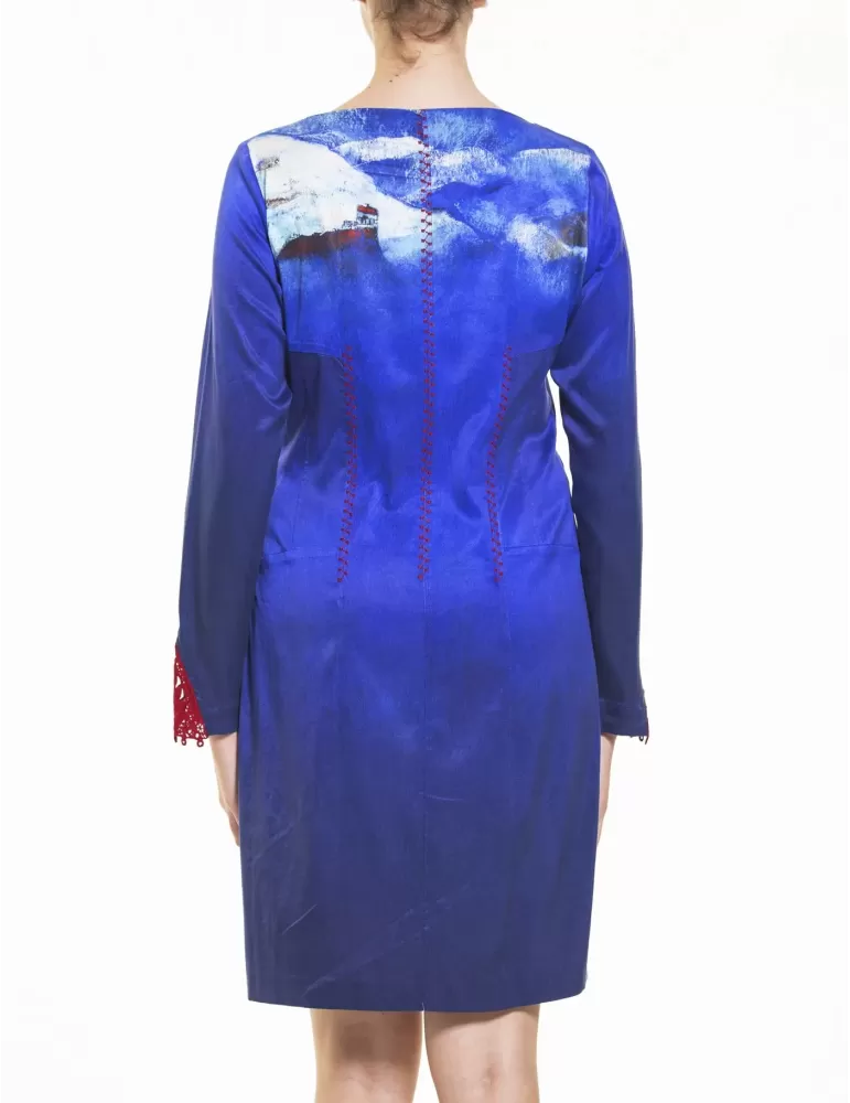 Abito tubino azzurro Aventures des toiles