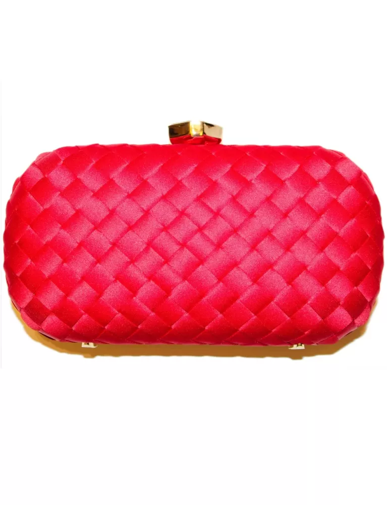 Borsa gioiello raso rosso Anna Cecere Borsa gioiello raso rosso Anna Cecere