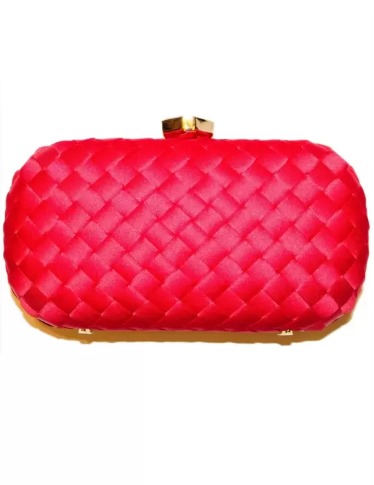 Borsa gioiello raso rosso Anna Cecere Borsa gioiello raso rosso Anna Cecere