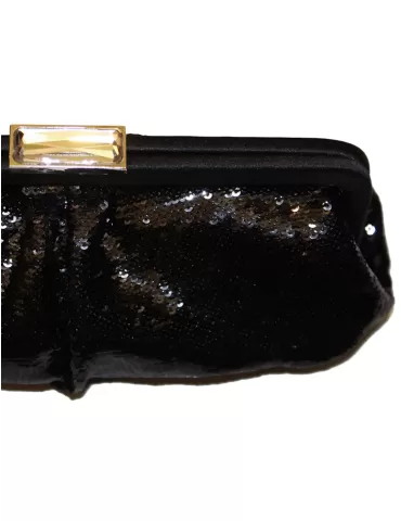 Pochette nera con paillettes acx675 2