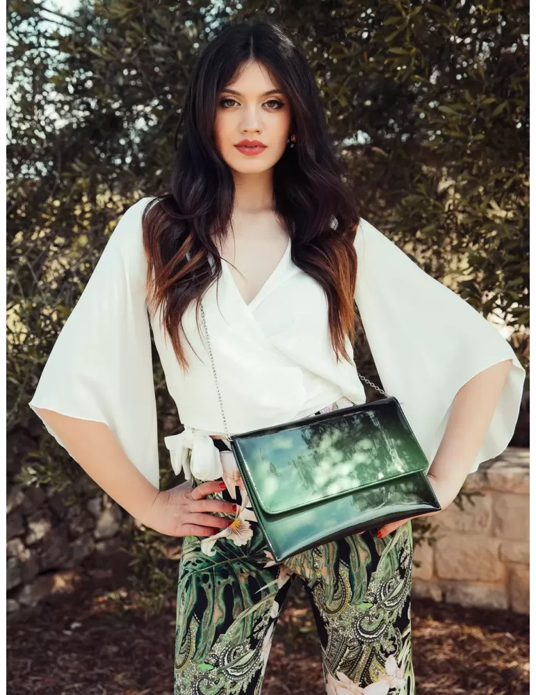 Top blouse batwing sleeve fuchsia shirt Top blouse batwing sleeve fuchsia shirt