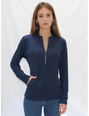 T-shirt maglia nera ricamo stivali country Fuego Woman 2