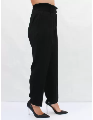 Fuego Woman Pantaloni neri con le pieghe 2