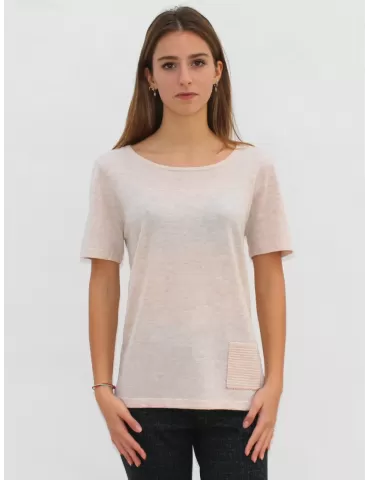 Twinset beige con ricami caramelle e strass Anankè by Fuego Woman 2