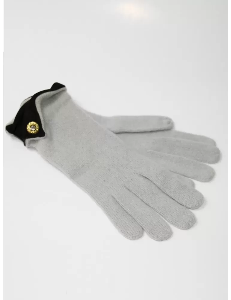 Guanti donna eleganti di velluto marrone Guanti donna eleganti di velluto marrone