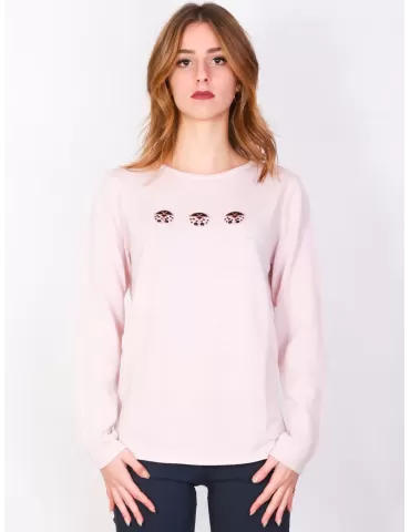 Maglia pullover lana a fasce multicolore Fuego Woman 2