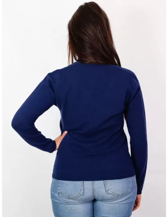 Maglione lupetto cashmere rosso fragola Riva Tricot