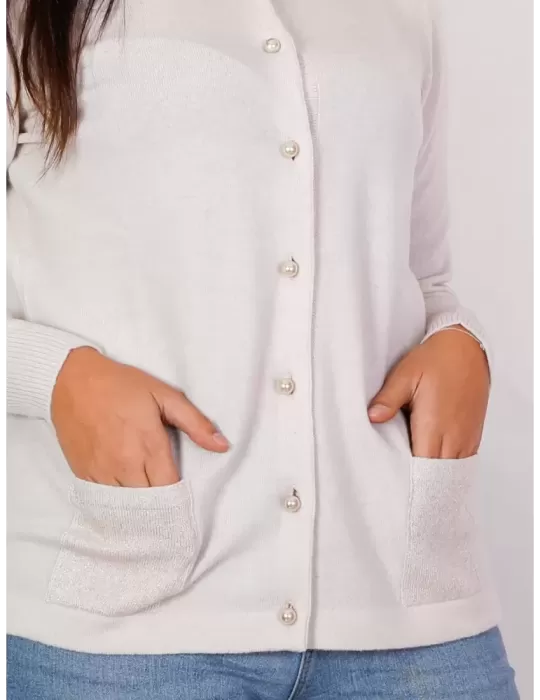 Giacca cashmere coreana marrone lurex bronzo Musetti
