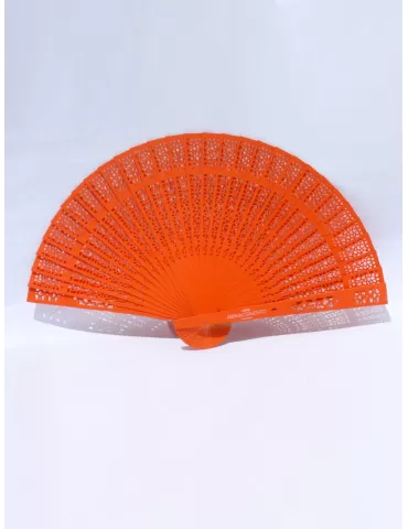 Black bamboo wedding fan