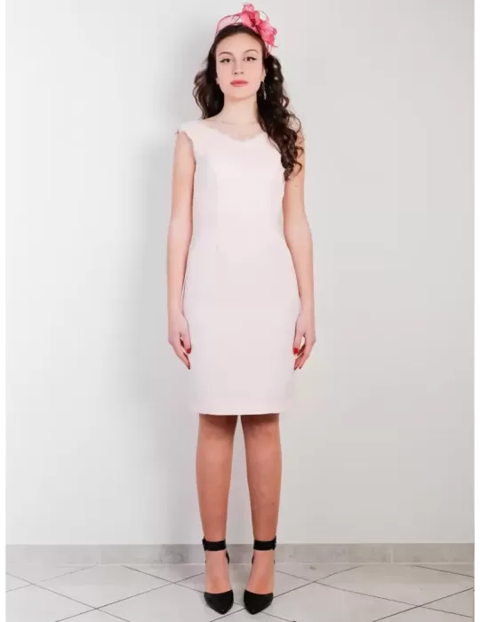 Sonia Pena 1190110 Light pink lace dress and jacket suit