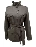 Online sale jacket with buttons and patches
