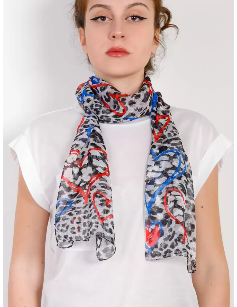 Marina D'este luxury chiffon silk scarf Marina D'este luxury chiffon silk scarf