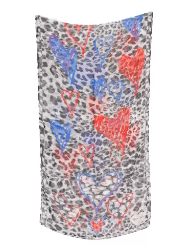 Marina D'este luxury chiffon silk scarf 2